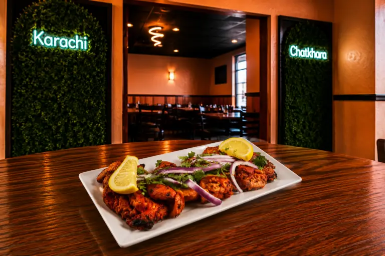 Chicken Tandoori Boneless grilled Pakistani BBQ at Karachi Chatkhara Mount Prospect