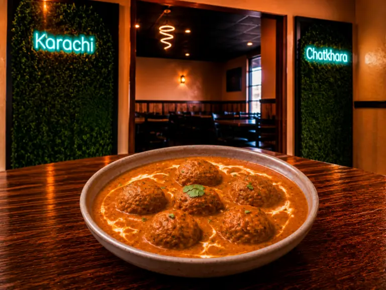 Chicken Makhani Kofta in creamy makhani sauce at Karachi Chatkhara