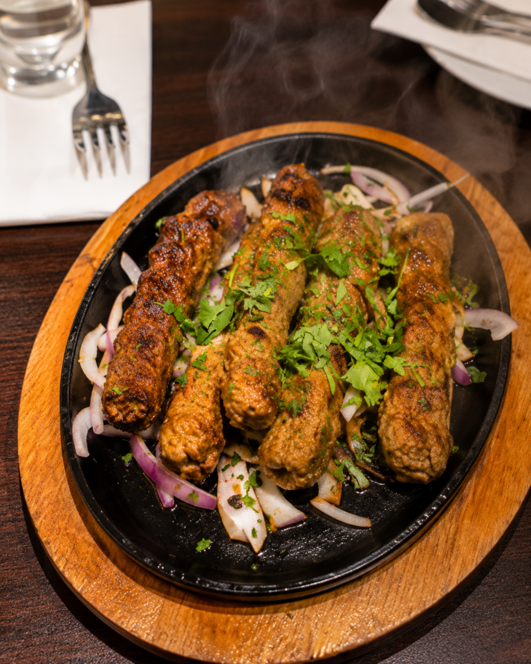 Beef Seekh Kebab at Karachi Chatkhara in Mount Prospect, Illinois